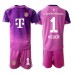 Bayern Munich Manuel Neuer #1 Målvakt Barnkläder Tredje matchtröja till baby 2025-26 Kortärmad (+ Korta byxor) Billigt
